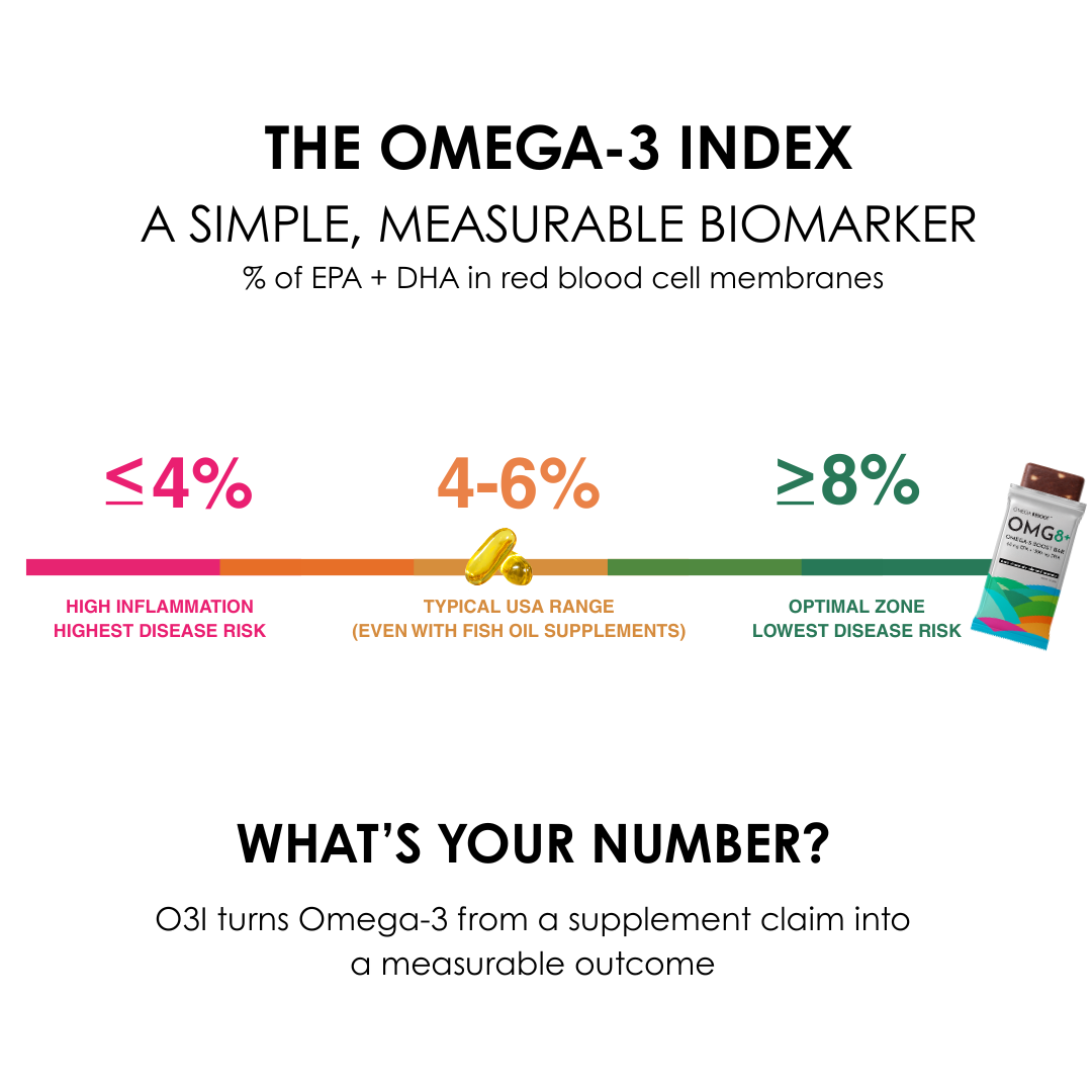 OMG8+ Omega-3 Protein Bar